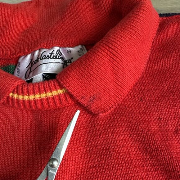 Vintage JC De Castelbajac Sweater POPEYE S.O.S. Safe Ship Sz SM/M(50) Made Italy - Picture 14 of 16